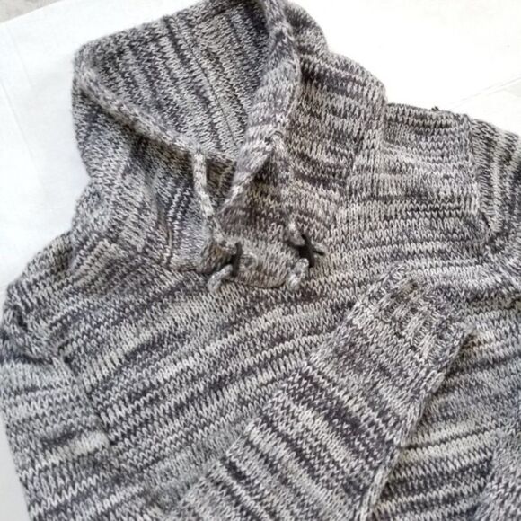 Chunky Thick Cowl Neck Acrylic/Wool Blend Sweater by H & M Divided - Picture 8 of 8